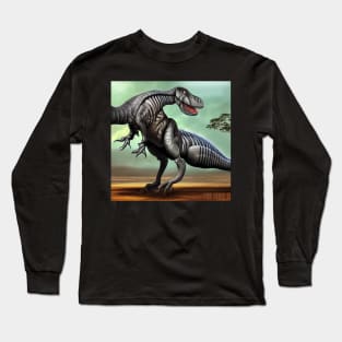 alien dinosaurs Long Sleeve T-Shirt